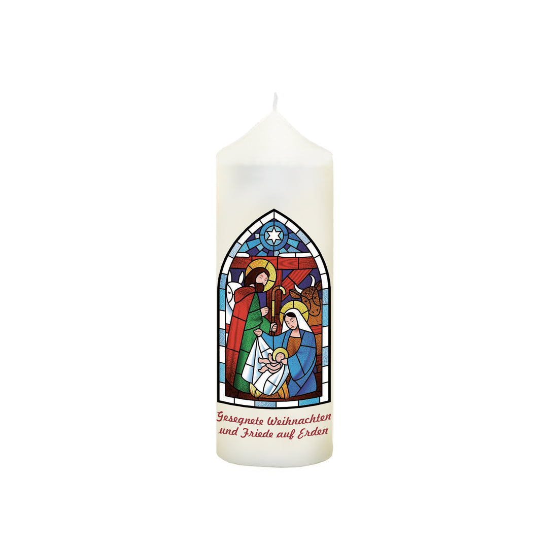 Weihnachtskerze 160x60 mm inklusive Geschenkkarton W 23
