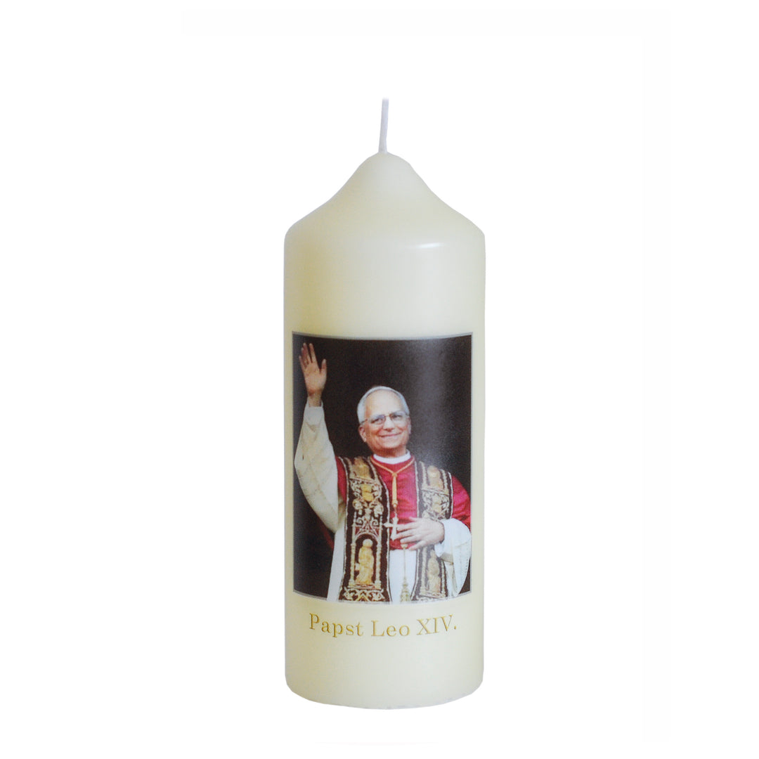 Fotokerze von Papst Leo XIV. - 160x60 mm PL 21