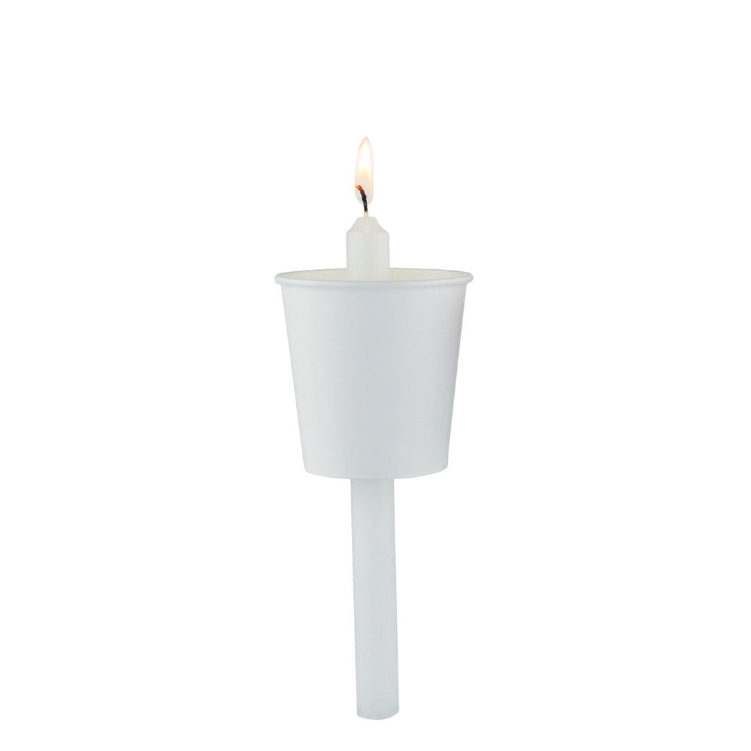 Windschutzhülle Pappe für Kerzen mit Ø 8-16 mm