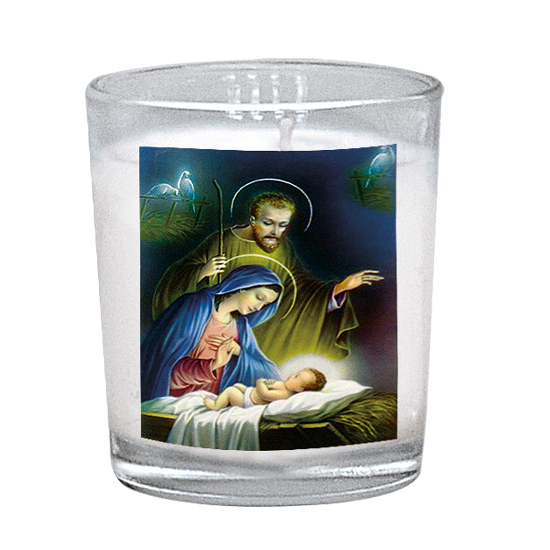 Friedenslicht Glas Brenndauer ca. 10 bis 12 Stunden GW 10