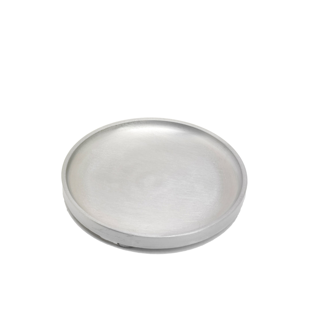 Kerzenteller rund Aluminium matt Ø 10 cm Nr. 4